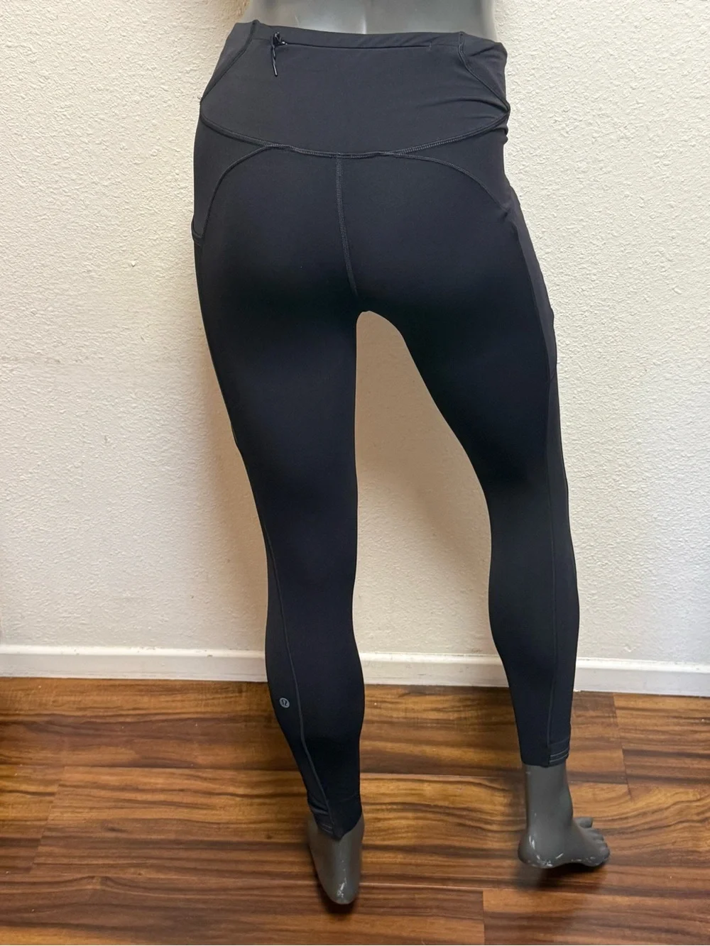 lululemon athletica Black High-Rise Leggings with Side Pocket